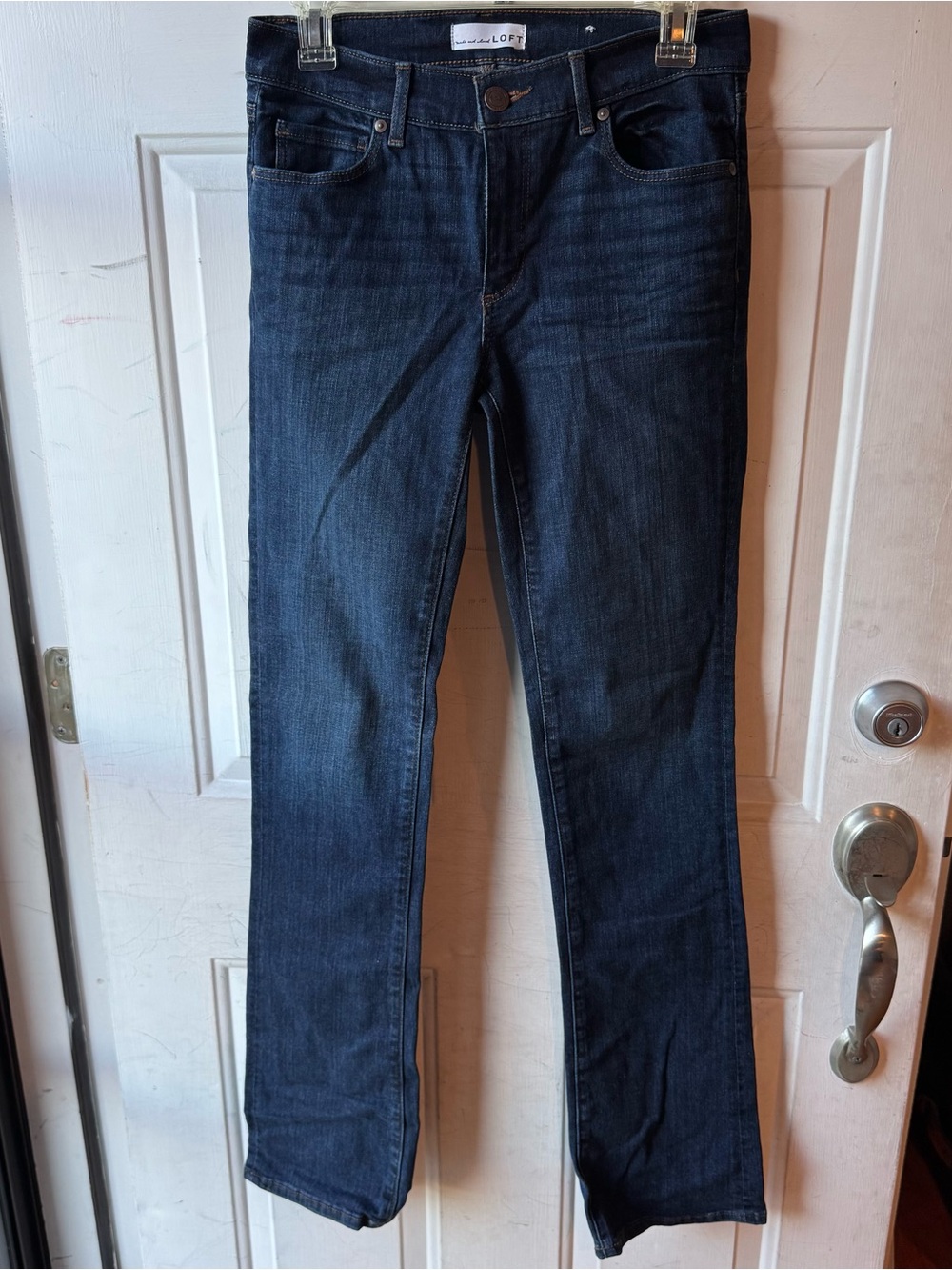 LOFT Dark Blue Modern Boot Bootcut Women's Jeans Size 26/2 Tall